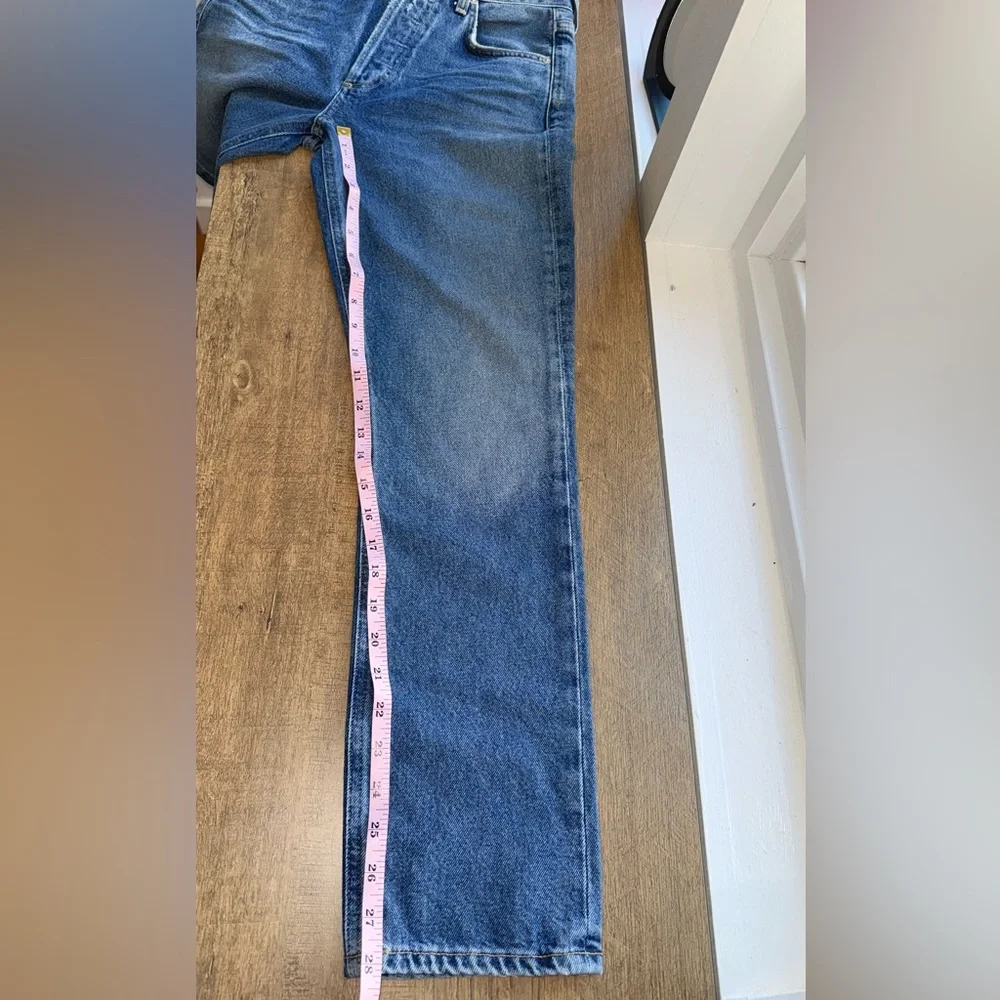 CITIZENS OF HUMANITY Blue Charlotte  High rise Straight-Leg Jeans size 24 NWT - Picture 6 of 8